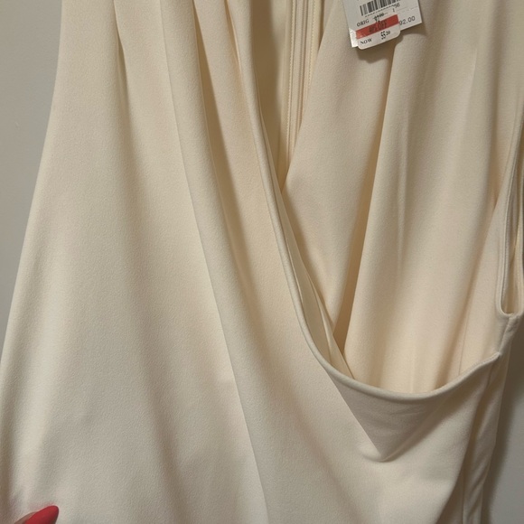 Ralph Lauren cross over assymetrical top. Back zip. - Picture 4 of 6